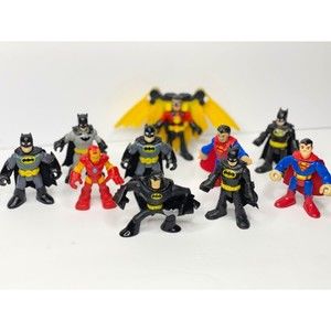 Fisher Price Imaginext D.C. Super Friends Lot of 10